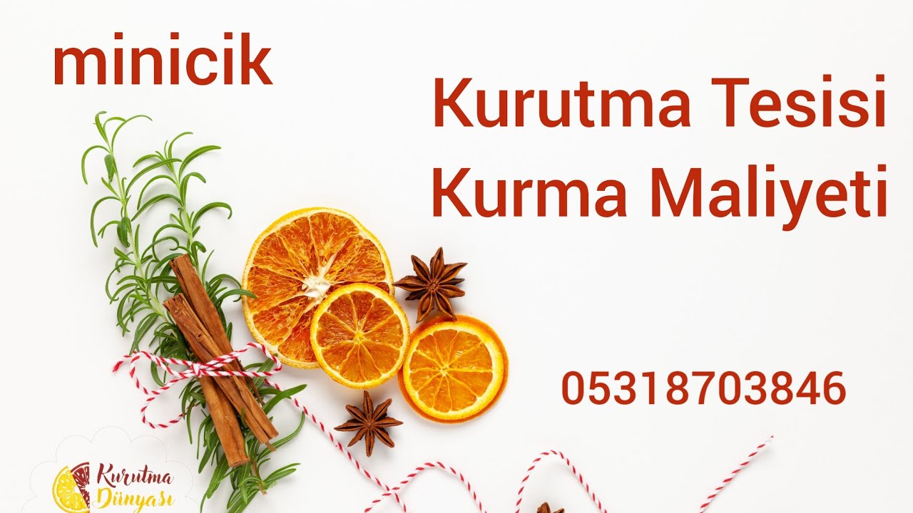 Mini Kurutma Tesisi Nasıl Kurulur