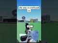 she was so confused 😭 #roblox #funny #troll #trolling #memes