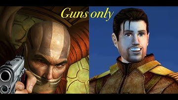 KOTOR Guns Only Malak Fight