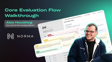 NORMA EVAL - Core Evaluation Flow Walkthrough