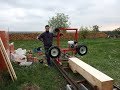 Homemade Bandsaw Mill, 6,5HP