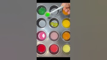 Guess the color🩷❤️🧡💛💚🩵💙💜#ytshorts#colormixingmagic#foodcolouring#usashorts#satisfying