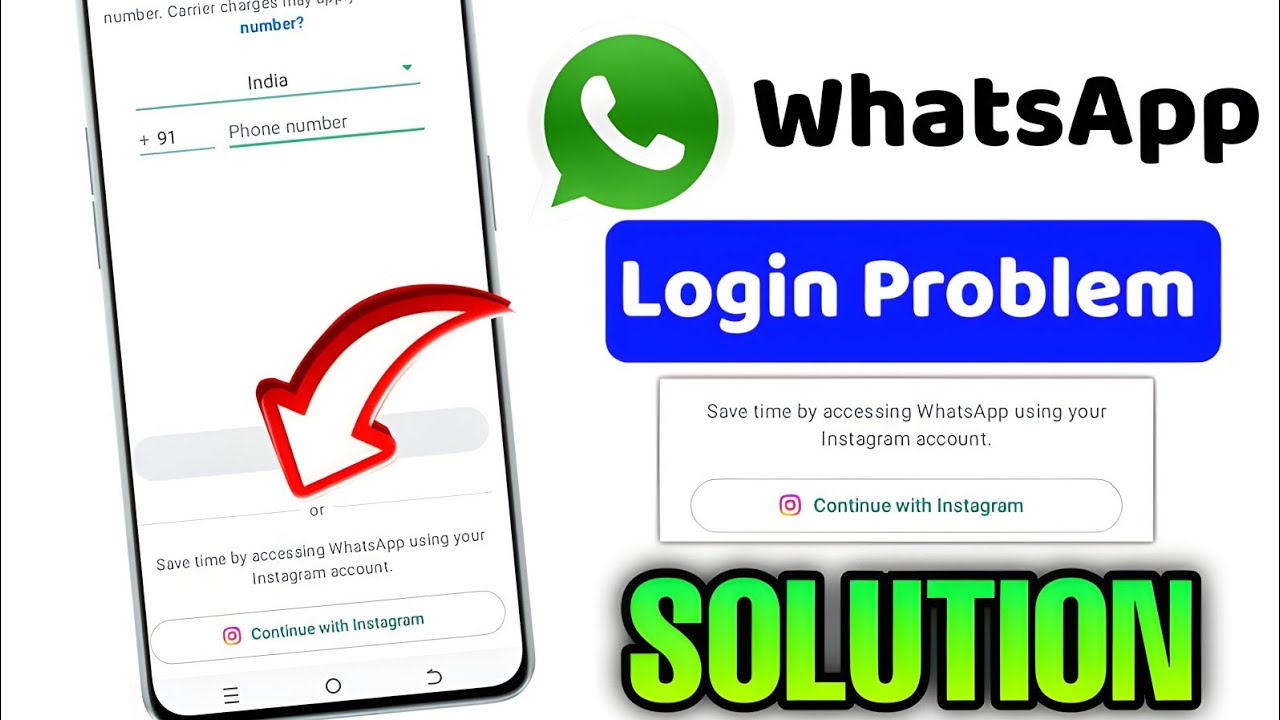 Save time by accessing WhatsApp using Your instagram account Continue with Instagram | WhatsApp 
