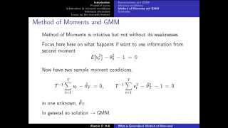 What is Generalized Method of Moments?  by Alastair Hall