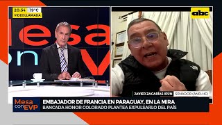 HC proposes expelling the French ambassador from the country for saying that Santi Peña “travels ...
