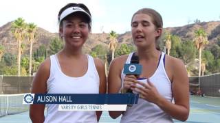 saugus girls tennis vs valencia screenshot 5