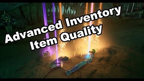 Item Quality - Advanced Inventory System - BOTW Style Part 07