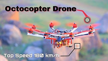 How To Make A Racing Octocopter Drone Using kk2.1.5 Flight Controller | Full Tutorial | In Hindi