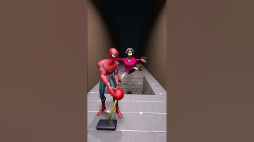 Spiderman and Monsters Pit Trap