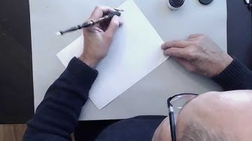Master Penman John DeCollibus: Basic tips for Left-Handed Calligraphers