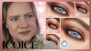 ICOICE  COLORED CONTACT LENSES REVIEW | 2023 New Shades + Discount Code