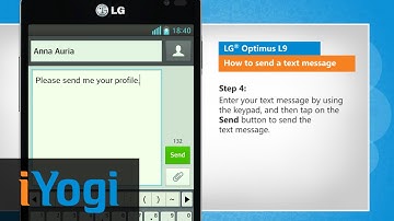 How to send a text message in LG® Optimus L9 :Tutorial