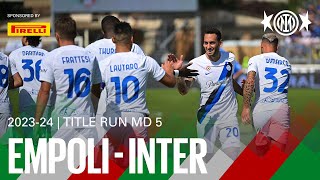 A Dimarco Worldie Empoli 0-1 Inter Extended Highlights