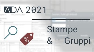 ADA Designer 2021 - Print zoom and Estimate group discount
