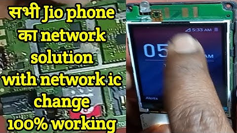 All Jio phone network solution. jio phone f120 no service network up down solution in hindi