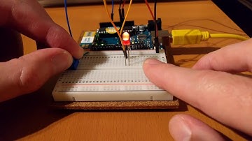 Controlling Brightness LED with Potentiometer and Servo