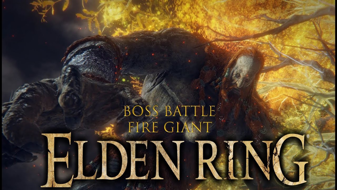 Fire Giant Boss Battle - Elden Ring - Arms Only Gaming 