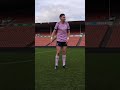 Kicking routine with Jordie Barrett 🏉