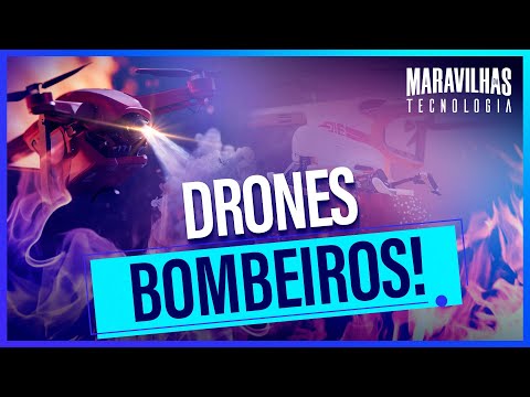 Conheça 3 drones que podem salvar vidas em incêndios