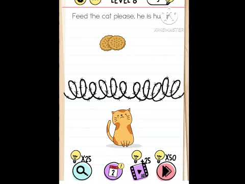 Level 8 Brain Test Feed The Cat Please He Is Hungry YouTube Hq2