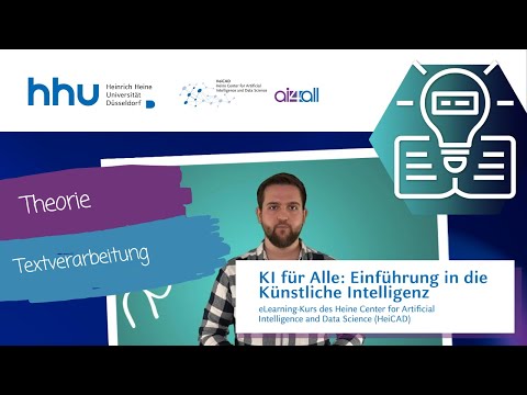 KI für Alle: Theorie: Textverarbeitung