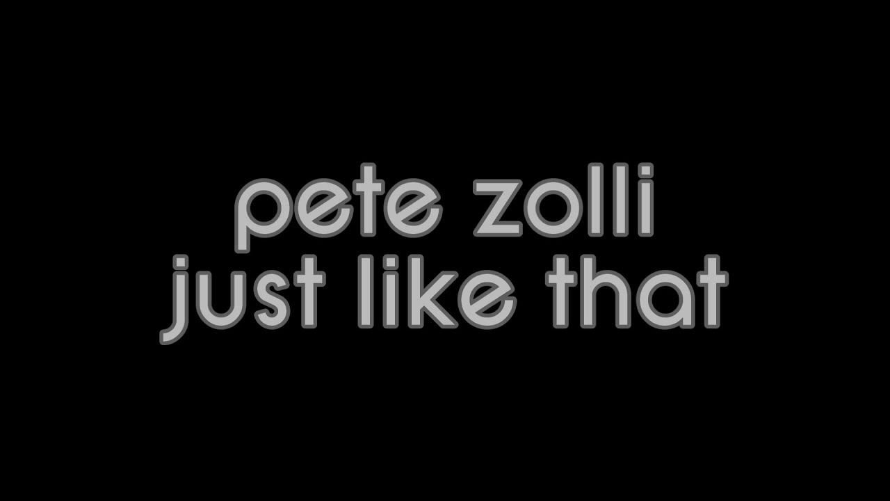 Just Like That YouTube