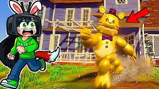 EL FREDBEAR MAS RAPIDO AHORA ESTA EN HELLO NEIGHBOR (FNAF MOD COMPLETO)