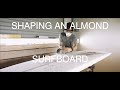 Shaping a noserider longboard with almond surfboards griffin nk