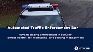 VITRONIC Enforcement Bar: Next-Level Road Monitoring