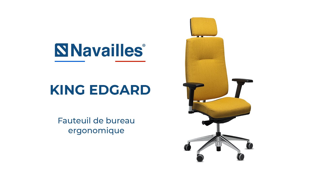 King Edgard, le fauteuil de bureau ergonomique (et Made in France) ! 