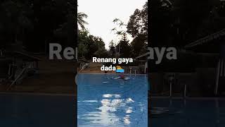 CARA MUDAH RENANG GAYA DADA#shorts
