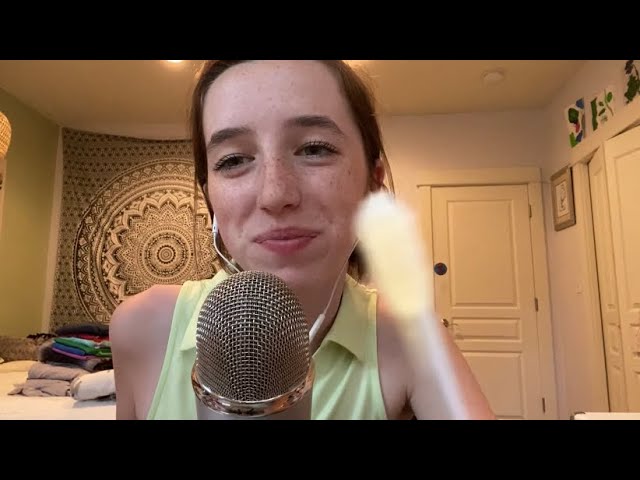 ASMR @MushroomAsmr and I pamper you 💛 ~skincare & makeup personal attention~ | Whispered