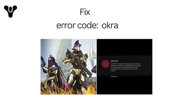How to Fix “Error Code: OKRA” in Destiny 2