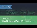 Understanding Limits and Laws in Calculus