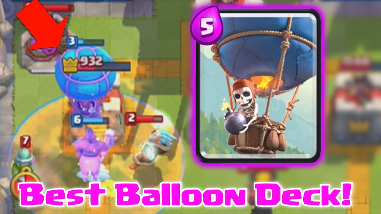 "BEST BALLOON DECK!" Clash Royale Best Balloon Deck Strategy! Battle
