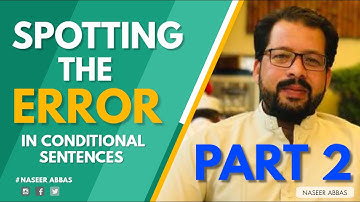 Spotting The Errors in conditional Sentences | Error Spotting| error detection|Part 2