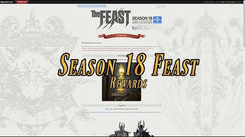 FFXIV: Season 18 Feast Ranked Rewards