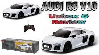 Audi R8 V10 rc car by#rastar ₹599/- Unboxing & Review  1:24 scale model