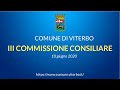 Comune di Viterbo - III Commissione Consiliare 10 giugno 2020