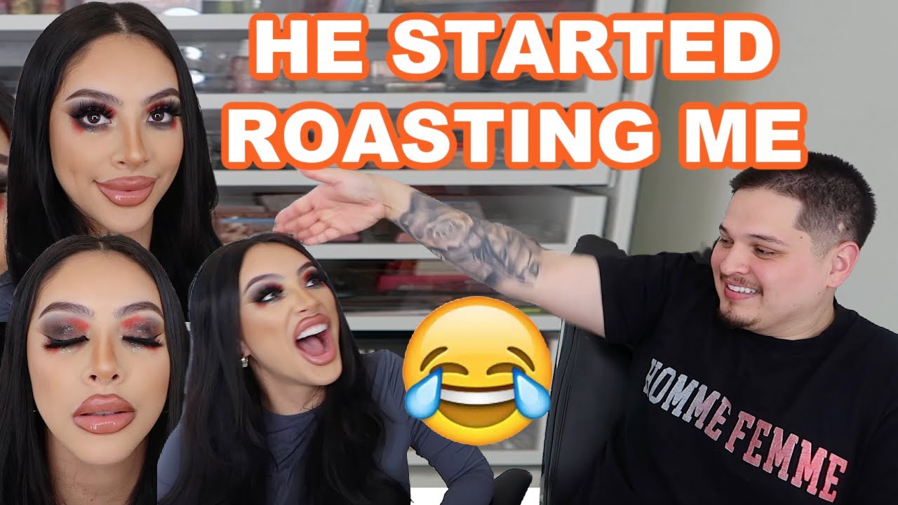 DOING HORRIBLE MAKEUP TO SEE HOW MY BOYFRIEND REACTS