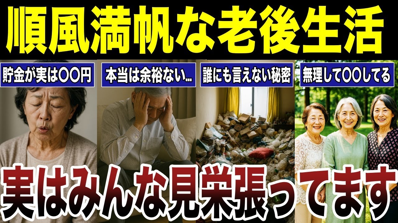 【老後の見栄】順風満帆に見える老後生活の真実　口コミ25選紹介します　#高齢者  #口コミ