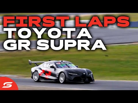 History Made Toyota GR Supra Completes First Flying Laps 2025 Repco Supercars Championship