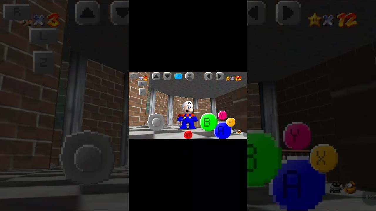 jogando mario 64