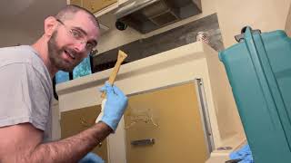 UHAUL CT-13 Camper Restoration - Interior clean up and finding more rot