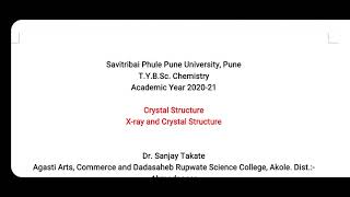 Methods of crystal structure analysis(2)