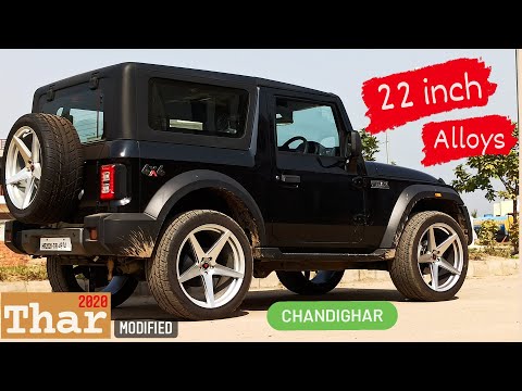 2021 Thar modified | loaded with 22 inches Alloy Wheels | worth 2 Lacs+ 😱🔥