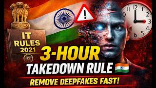 India Govt’s 3-Hour Takedown Rule for AI Deepfakes