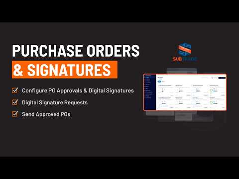 Purchase orders and approval video thumbnail