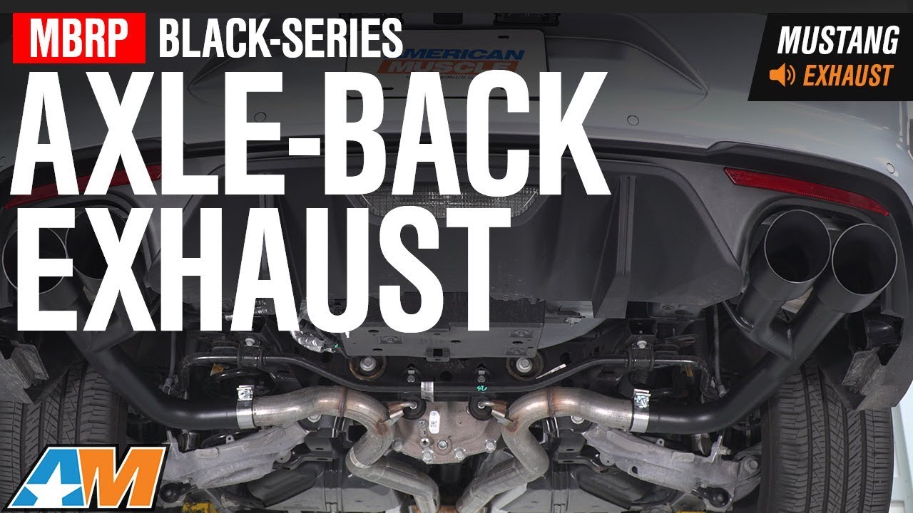 performance parts bmw 2018 Mustang GT MBRP Black-Series Axle-Back Exhaust Sound Clip & Install