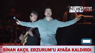 Sevilen Şarkılarıyla Erzurum’u Salladı Sinan Akçıl’dan Unutulmaz Sahne I Çıl